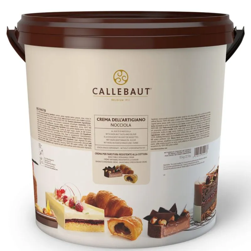 [CLLDA10] Callebaut N05-OH40-T06 Cream Dell Artigiano Nocciola 10KG