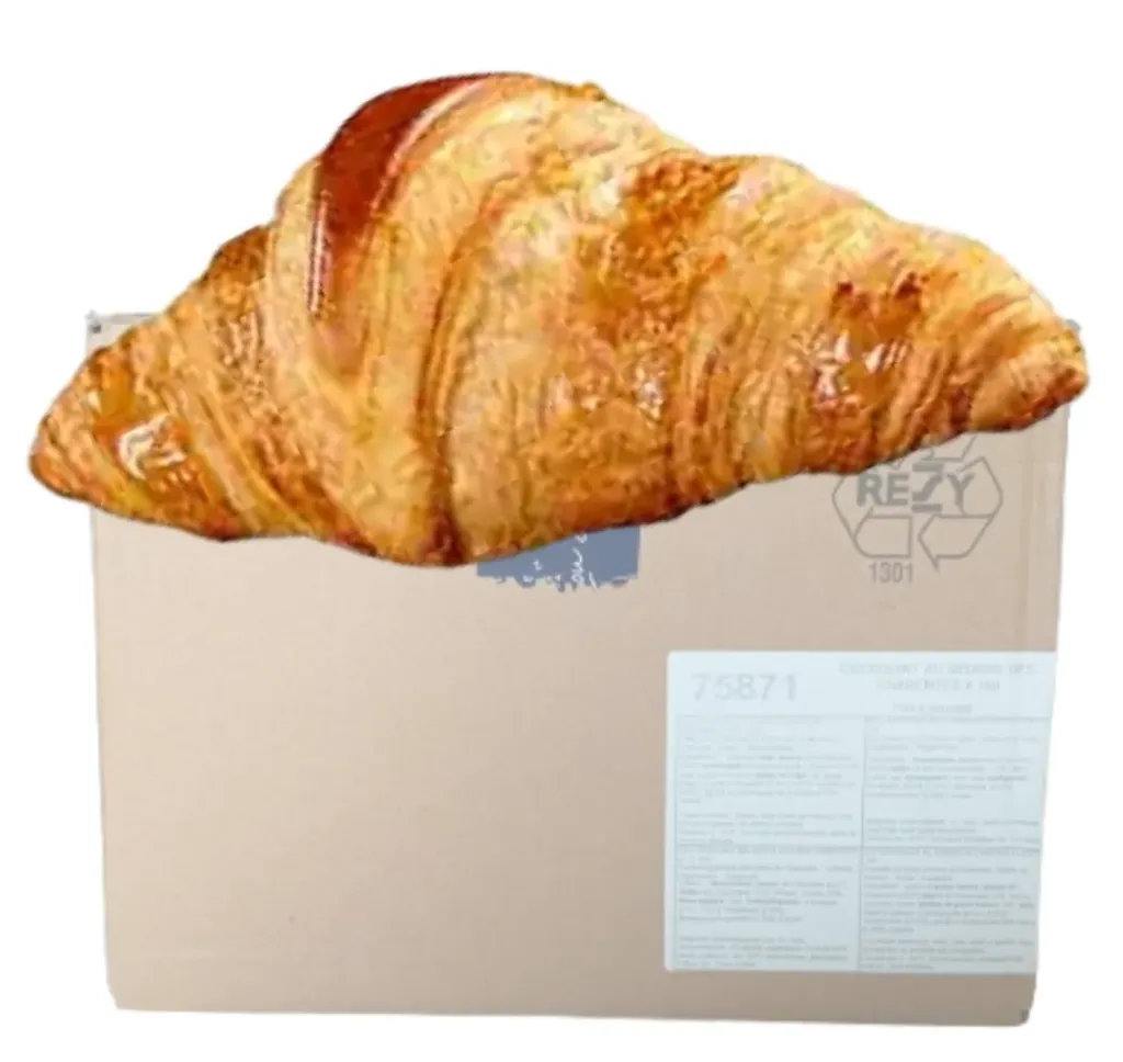 [RMM71] RMM 75871 Straight Croissant With AOP Butter 27% Unbaked 160 X 65Gr