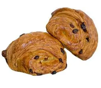 Panistar 021 Couque Feuillette Beurre Raisins Cru 150X85Gr