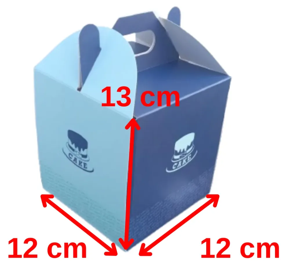 H2 12x12x13cm Single Cake Box