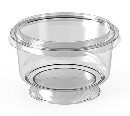 WI KK2088LID Couvercles bombés pour coupes à dessert Arissa 235cc - 600 pièces