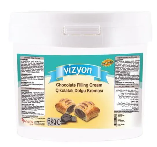 Vizyon Crème Fourrée Au Chocolat 6 kg