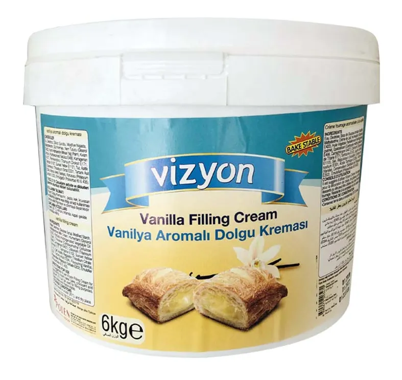 Vizyon Vanillevullingcrème 6 kg
