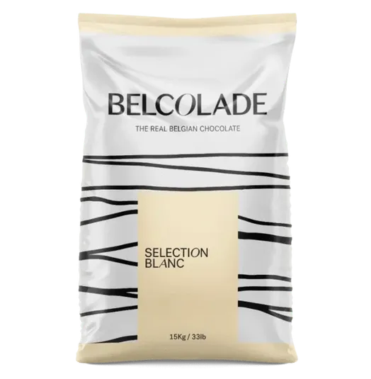 Belcolade Chocolate Buttons White 15 Kg