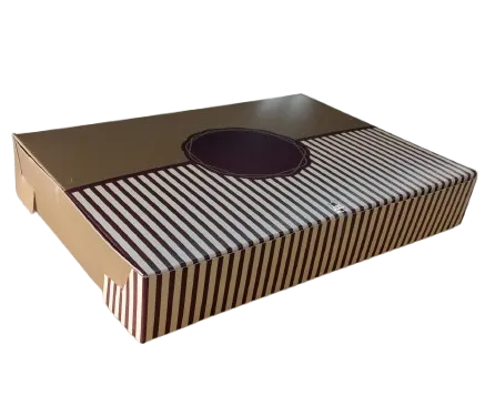 1000 gr Baklava Box Gold / Belgium Brown – 100 Pieces