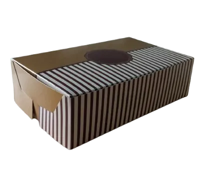 Boîte Pour Pâtisseries Sèches 1000 gr Or / Brun Belgique – 100 Pièces