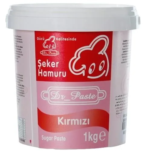 Dr. Paste Seker Hamuru Kırmızı 1 kg