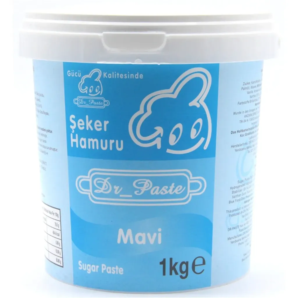 Dr. Paste Pâte à Sucre Bleue 1 kg
