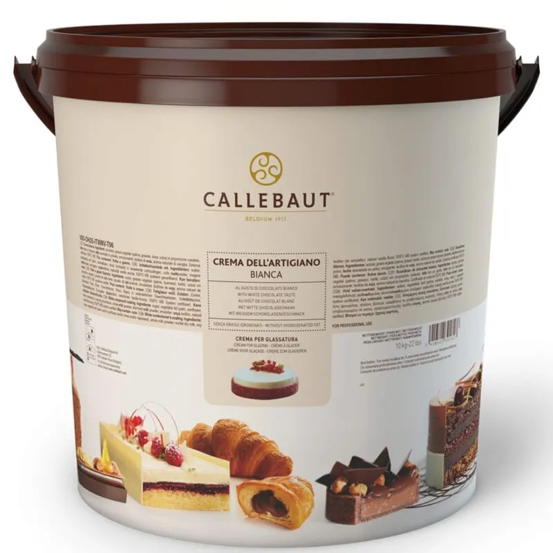 Callebaut V00-OH35-ITWNV-T06 Cream Dell Artigiano Bianco 10Kg