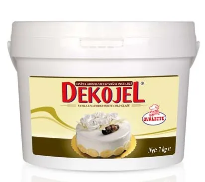 Ovalette Vanilla Flavored White Deco Gel 7 Kg