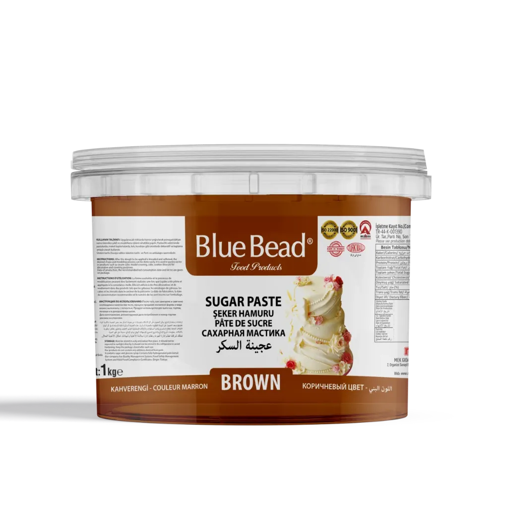 Mek Sugar Paste Brown 1Kg
