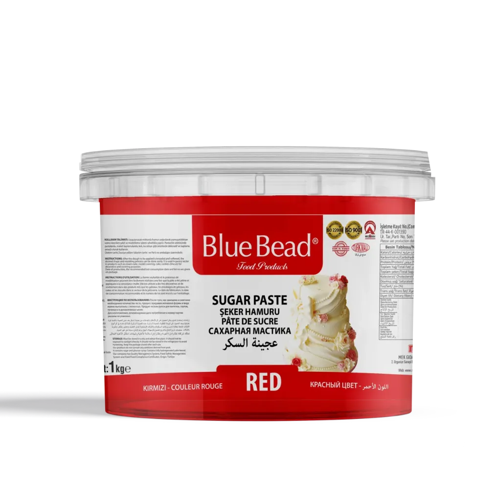 Mek Sugar Paste Red 1 Kg