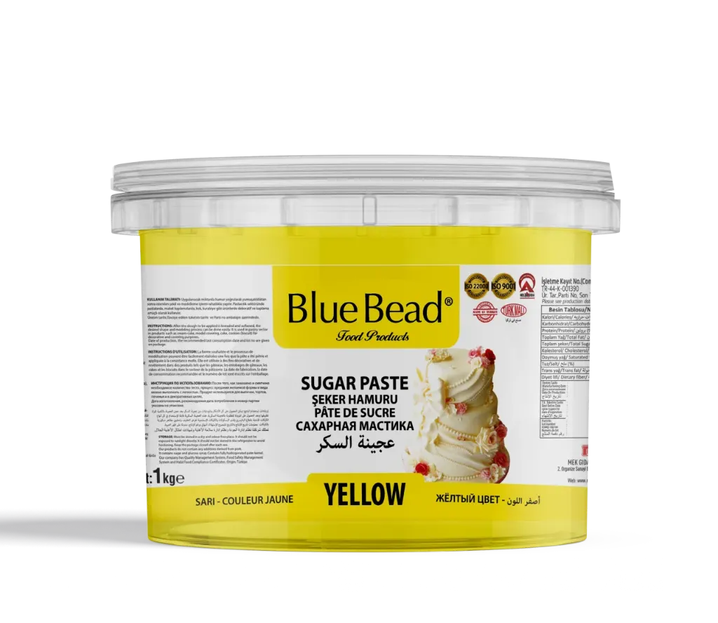 Mek Sugar Paste Yellow 1 Kg