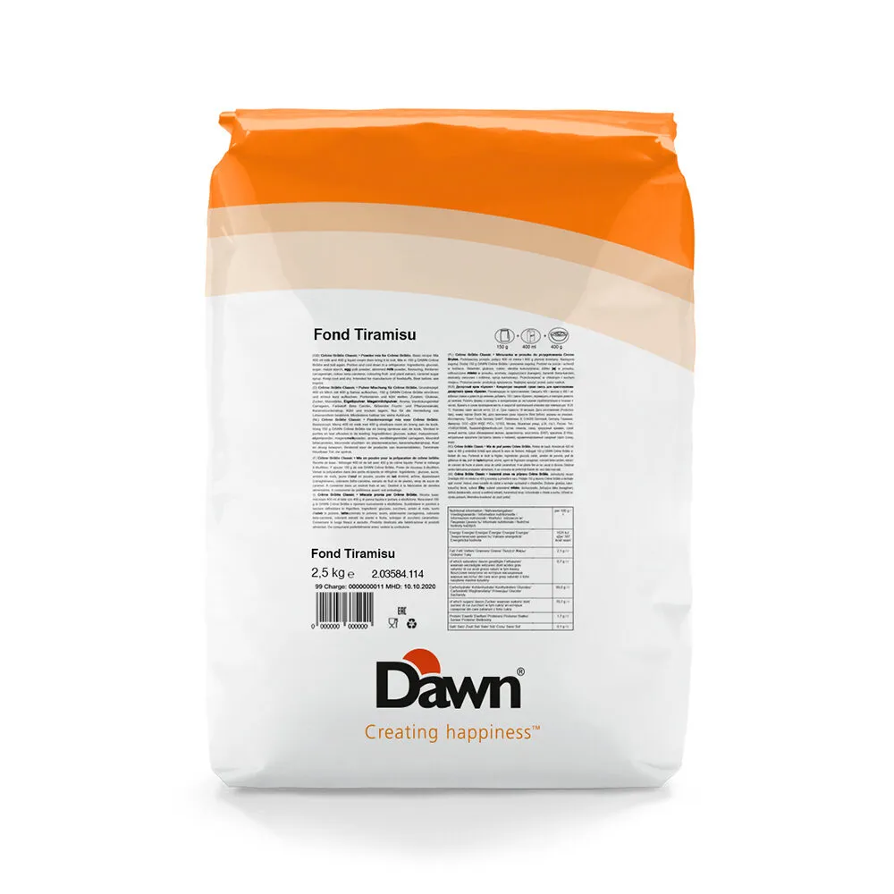 Dawn Fond Tiramisu 5 Kg