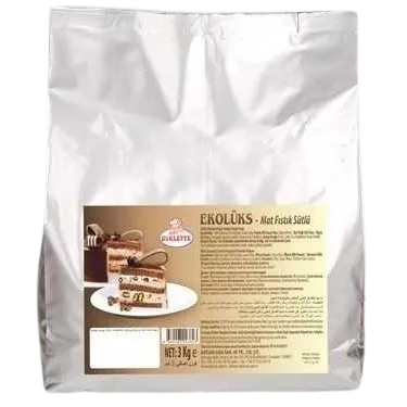 NST Ovalette Vollmich Schoko EKO Pistazien (Sutlu EKO Mat Fıstık) 3kg
