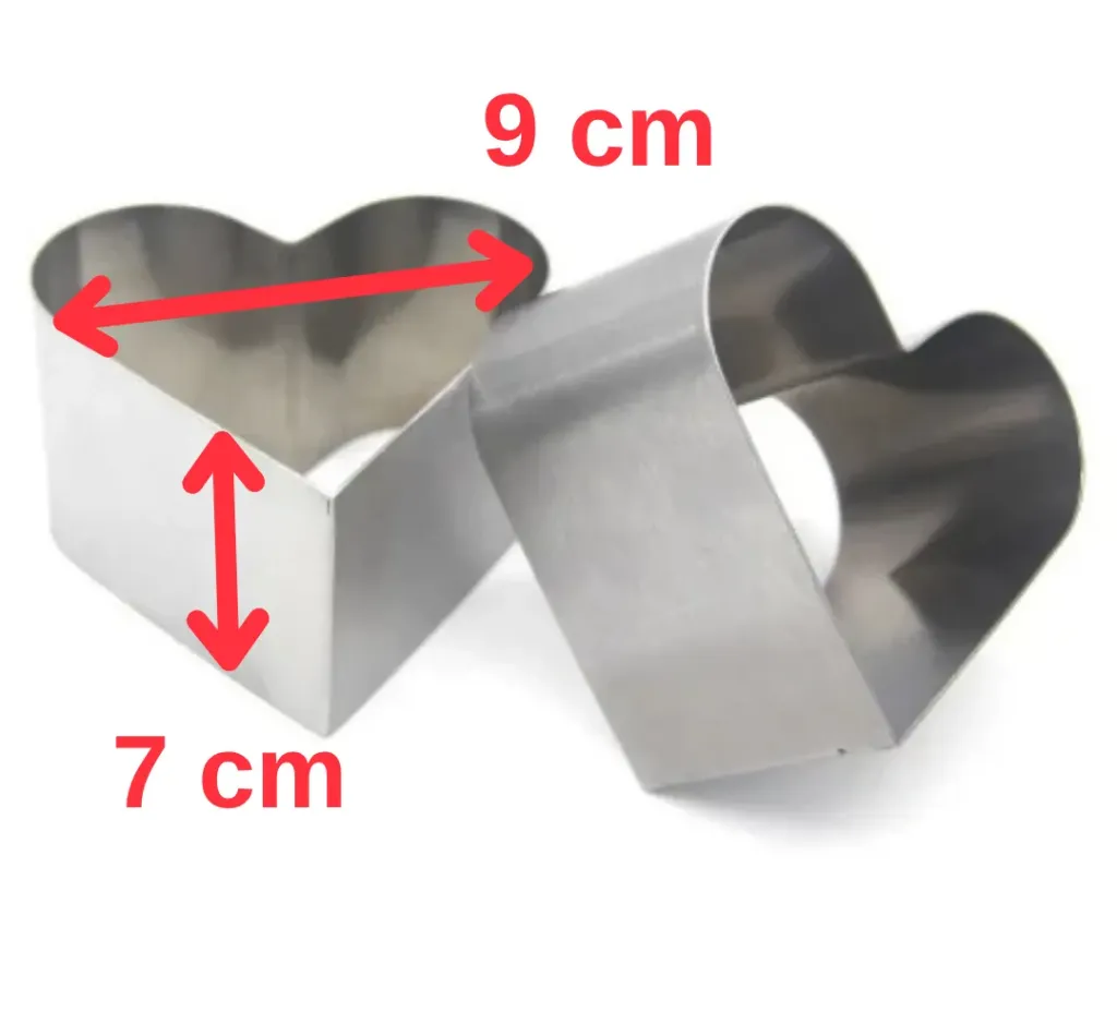 Torten Backform Herz (Pasta Cemberi Kalp) 9x 7cm