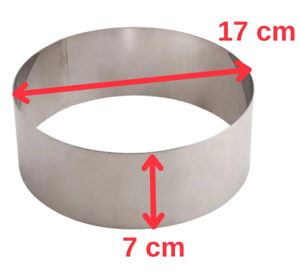 Torten Backform Rund (Pasta Cemberi Yuvarlak) 7x17cm