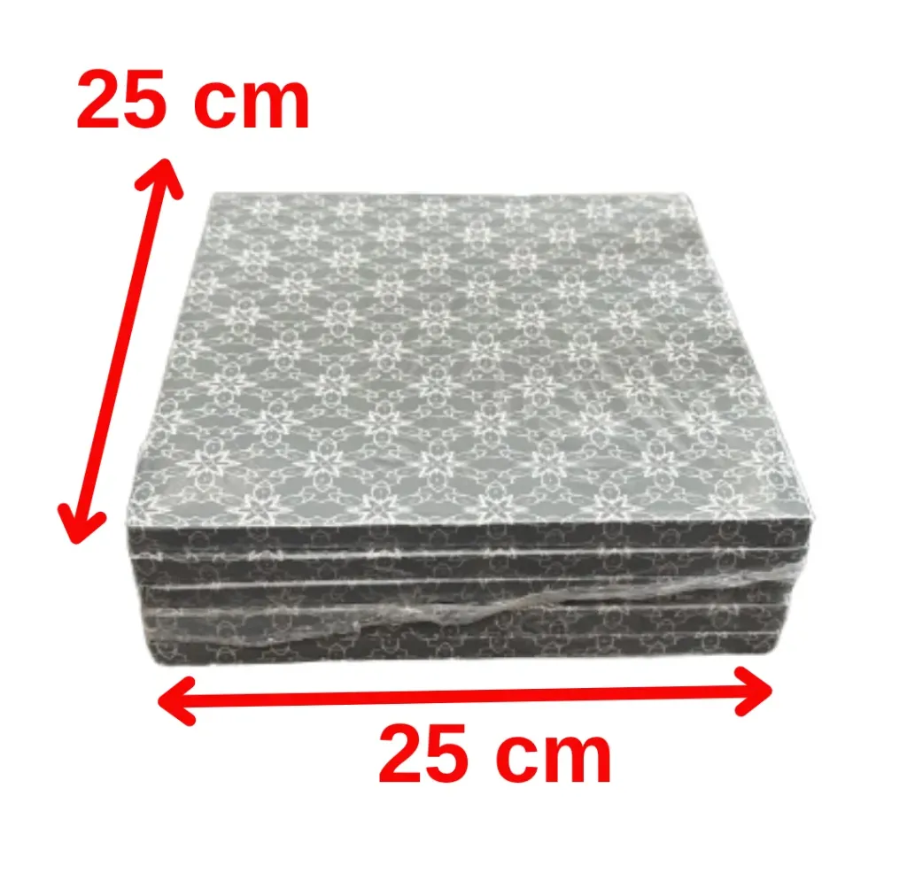 Cake Bort 25 x 25cm x 5 stk