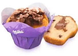 [MUF001] B & B 29339 Baked Muffin With Milka Filling 36X110Gr