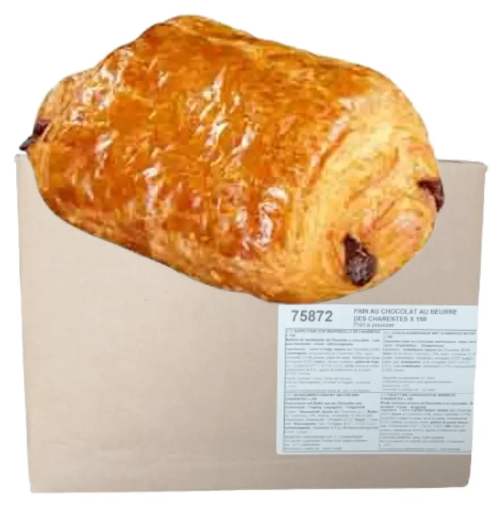 [RMM72] RMM 75872 Pain Au Chocolat With AOP Butter 24% Unbaked 150 X 75Gr