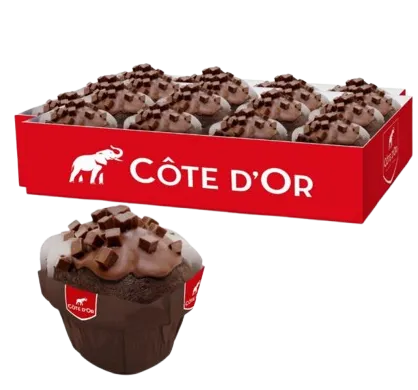 [MUFFINCOTE] B & B 29508 Cote D'or Chocolade Muffin 36X110Gr
