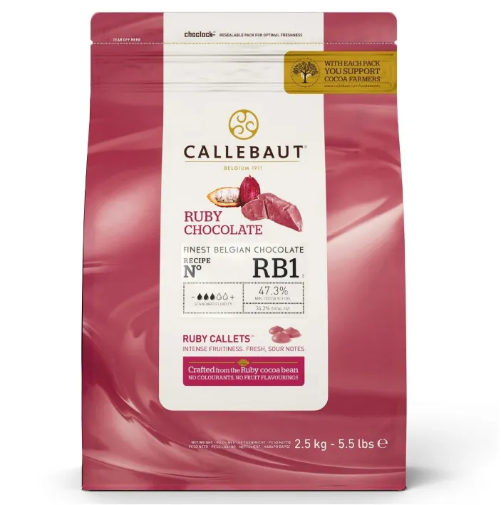 [CALLETRUBY] Callebaut Ruby 2,5 Kg